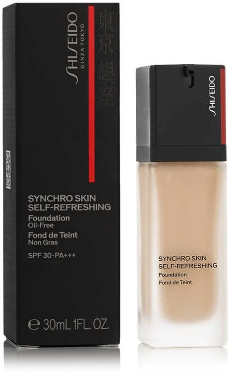 Shiseido Synchro Skin savaime gaivinantis pagrindas Spf30 250 smėlio, 30 ml