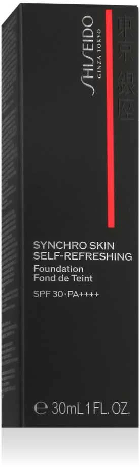 „Shiseido Synchro Skin“ savaime gaivinanti natūrali skysta makiažo bazė, 410 Sunstone SPF 30, 30 ml