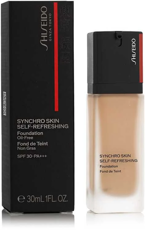 Shiseido Synchro Skin Savaime gaivinantis pagrindas Spf30 230 Alksnis, 30 ml