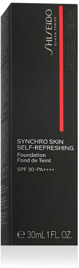 Shiseido „Synchro Skin“ savaime atsigaivinantis skystas makiažo pagrindas 360 Citrinų SPF 30, 30 ml