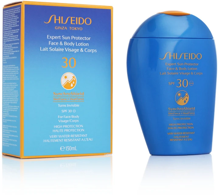Shiseido Expert Sun Protector Face And Losjonas kūnui Spf30+, 150 ml