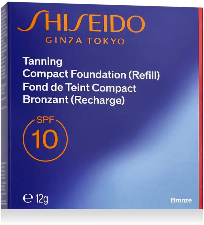 Shiseido Apsauga nuo saulės Tanning Compact Foundation Makeup, 12 g
