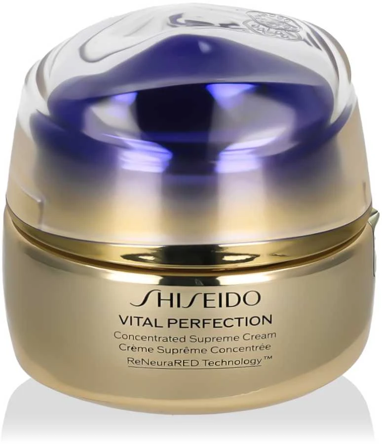 „Shiseido Vital Perfection“ koncentruotas stangrinamasis ir stangrinamasis veido kremas rytui ir vakarui, 50 ml