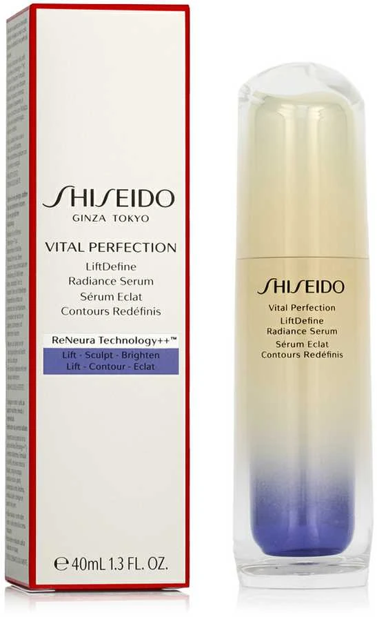 Shiseido Vital Perfection Liftdefine Radiance Serum senėjimo požymius koreguojantis serumas veidui, 40 ml
