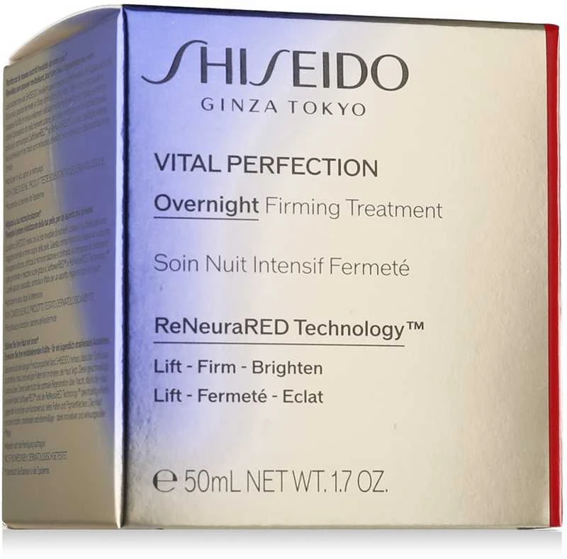 Shiseido Vital Perfection Overnight Firming Treatment Stangrinamoji veido procedūra, 50 ml