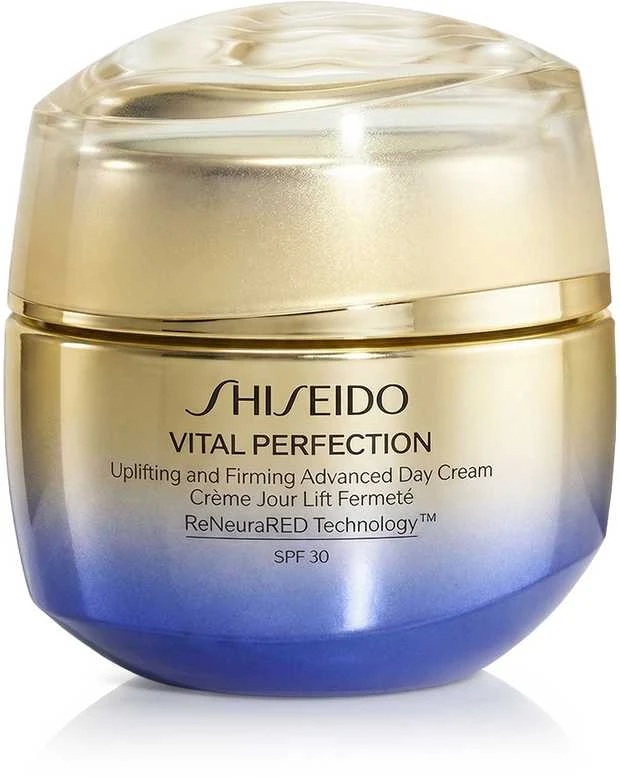 Shiseido Vital Perfection Vital Perfection Uplifting ir Firming Day Kremas SPF 30 stangrinantis dieninis veido kremas sausai ir normaliai odai, 50 ml