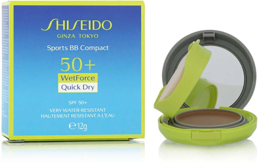 Shiseido Sports BB Compact Spf50 vidutinio tamsumo