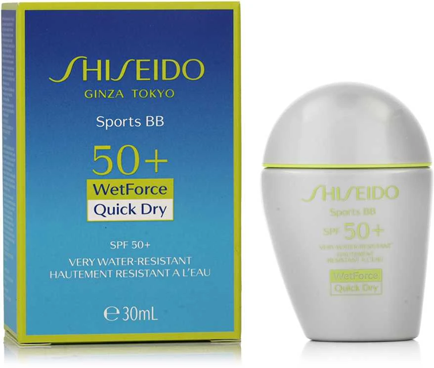 Shiseido Sports BB Atsparus vandeniui Spf50 Medium, 30 ml
