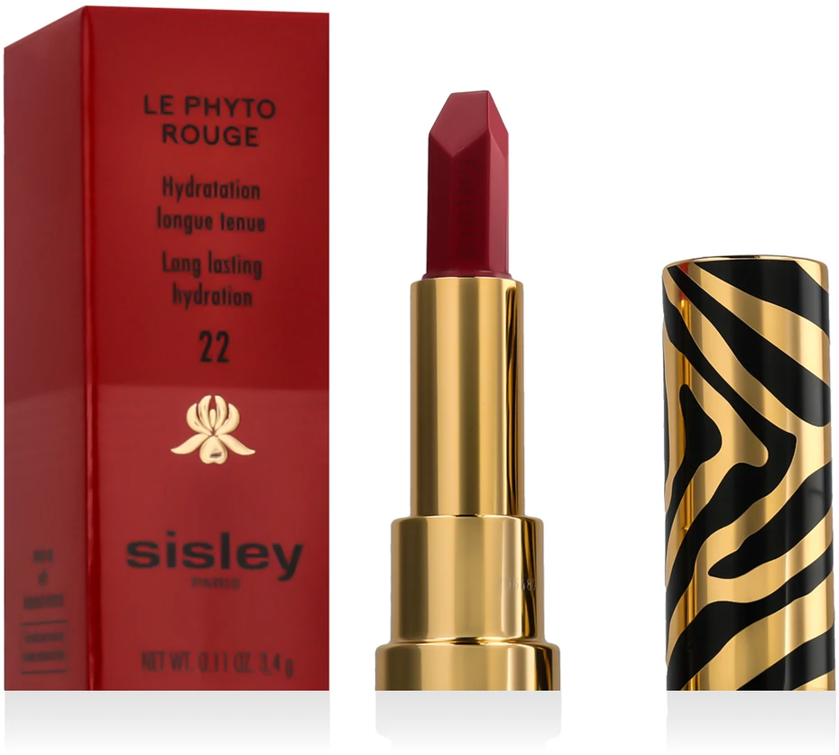 Sisley Le Phyto Rouge ilgai išliekantys drėkinamieji lūpų dažai #22 Rose Paris, 3,4 g