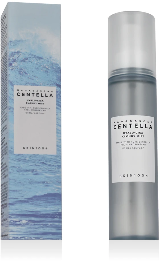 SKIN1004 Madagascar Centella Hyalu-Cica Cloudy Mist Drėkinamoji veido dulksna, 120 ml