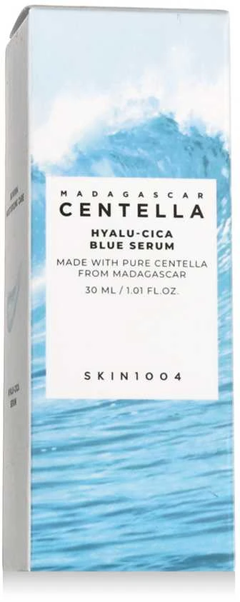 SKIN1004 Madagascar Centella Hyalu-Cica Blue Serum Veido serumas su hialuronu ir centele, 30 ml