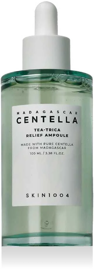 SKIN1004 Madagascar Centella Tea-Trica Relief Ampoule veido serumas su arbatmedžiu probleminei odai, 100 ml