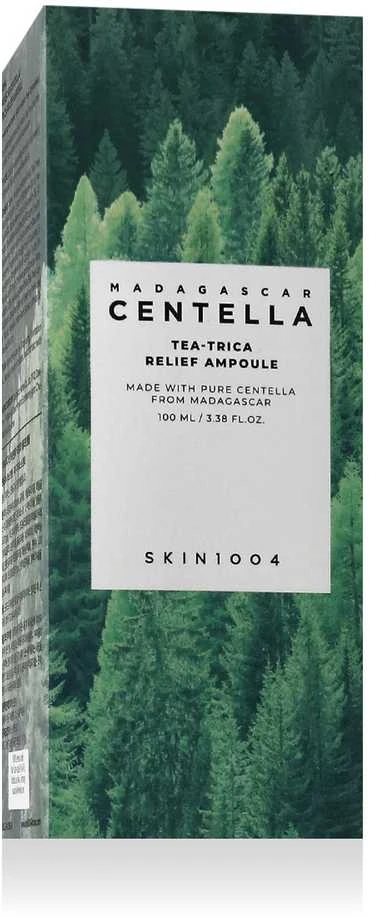 SKIN1004 Madagascar Centella Tea-Trica Relief Ampoule veido serumas su arbatmedžiu probleminei odai, 100 ml