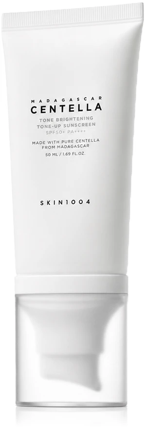 SKIN1004 Tone Brightening Tone-Up Apsauginis kremas nuo saulės veidui su SPF 50+ ir PA++++, 50 ml