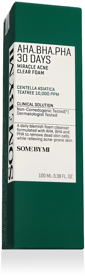 Veido prasiklis SOME BY MI AHA-BHA-PHA 30 DAYS MIRACLE ACNE CLEAR FOAM [100ml]-100ml