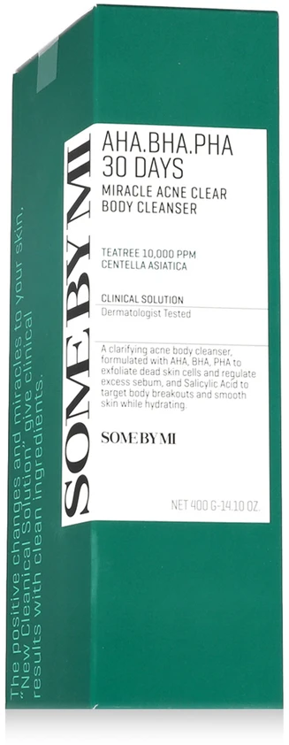 Kūno prausiklis SOME BY MI AHA∙BHA∙PHA 30 Days Miracle Acne Clear Body Cleanser, 400 ml