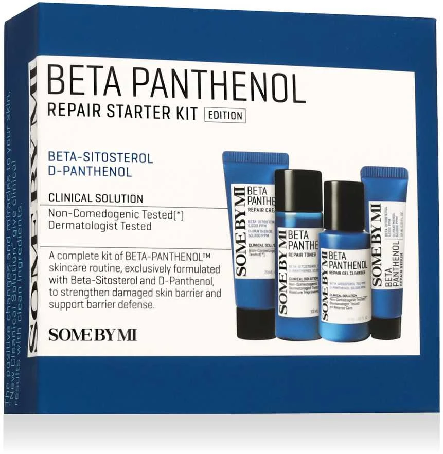 SOME BY MI Beta Panthenol Repair Starter Kit - 4 dalių atkuriamasis rinkinys su beta-pantenolio kompleksu