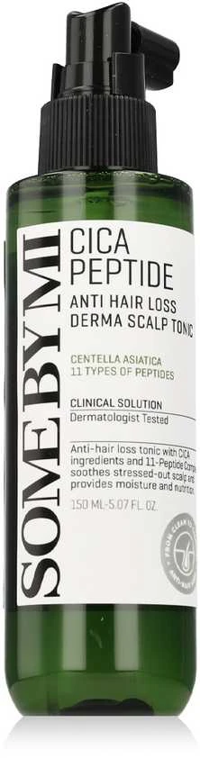 „Some By Mi Cica Peptide Anti Hair Loss Derma Scalp Tonikas“ nenuplaunama plaukų priežiūra, 150 ml