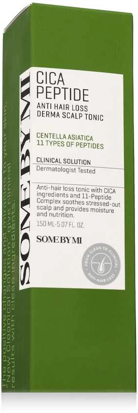 „Some By Mi Cica Peptide Anti Hair Loss Derma Scalp Tonikas“ nenuplaunama plaukų priežiūra, 150 ml