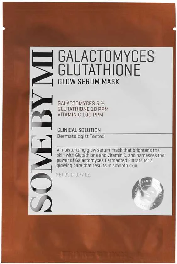 Veido kaukė SOME BY MI GALACTOMYCES GLUTATHIONE GLOW SERUM MASK [22g]-22g
