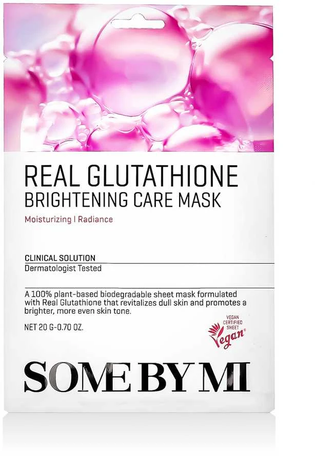 „Some By Mi Real Glutatione Brightening Care Mask“ veido kaukė, 20 g
