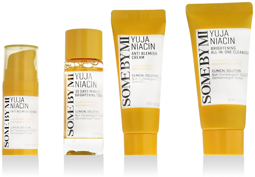Kosmetikos rinkinys SOME BY MI YUJA ANTI BLEMISH STARTER KIT [Valiklis 30ml, Toneris 30ml, Serum 10ml, Kreminis 20ml]