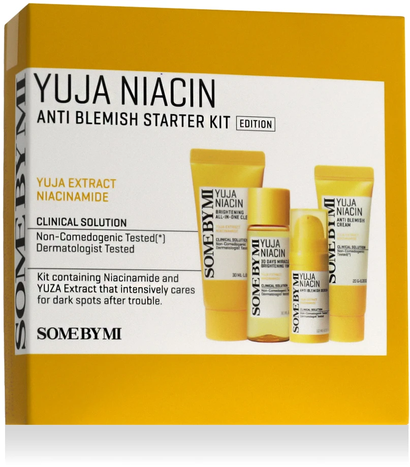 Kosmetikos rinkinys SOME BY MI YUJA ANTI BLEMISH STARTER KIT [Valiklis 30ml, Toneris 30ml, Serum 10ml, Kreminis 20ml]