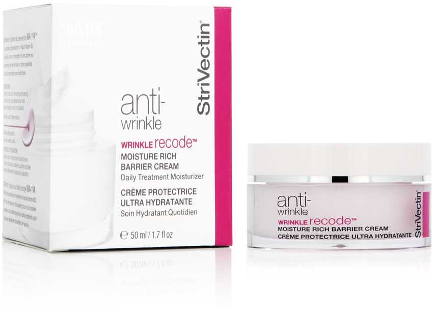 Strivectin Wrinkle Recode Moisture Rich Barrier Kreminis drėkinantis kremas veidui nuo raukšlių, 50 ml