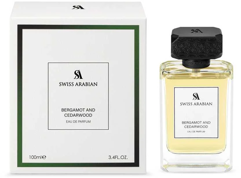 Swiss Arabian Bergamot and Cedarwood EDP parfumuotas vanduo vyrams, 100 ml