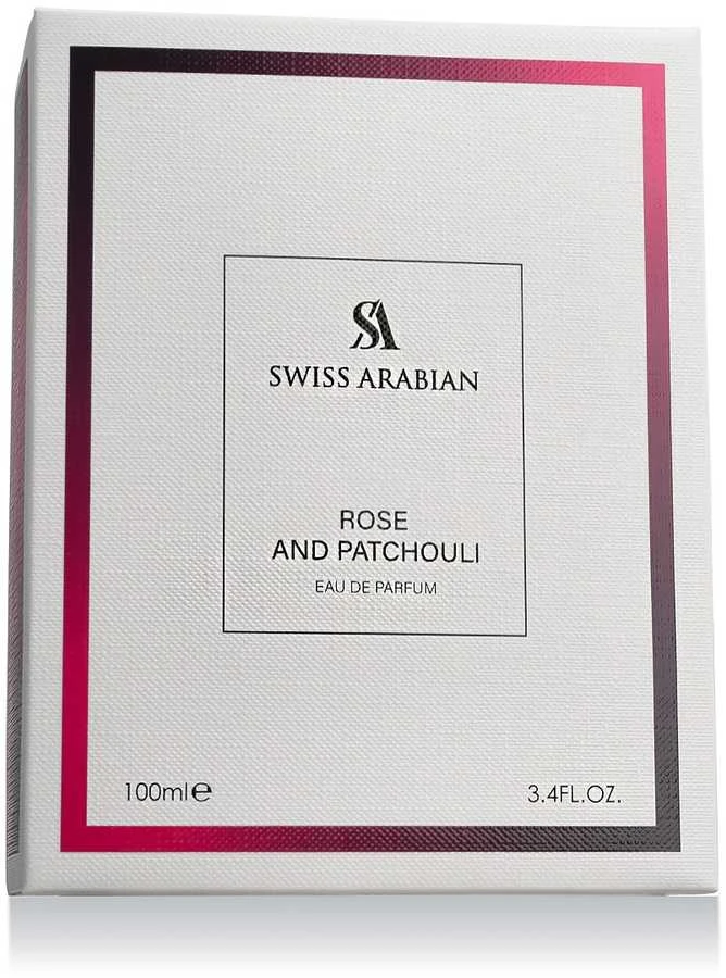 Swiss Arabian Rose and Patchouli EDP parfumuotas vanduo moterims, 100 ml