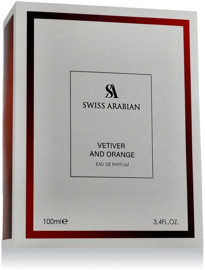 Swiss Arabian Vetiver and Oranžinis EDP parfumuotas vanduo vyrams, 100 ml