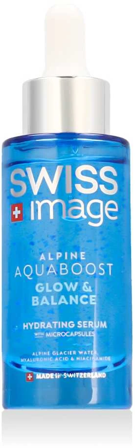 Swiss Image Alpine Aquaboost Glow & Balance Hydrating Serum veido serumas, 30 ml