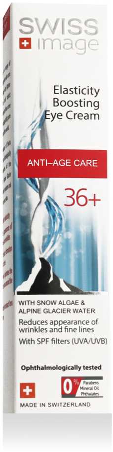 Swiss Image Anti-Age Care Elasticity Boosting Paakių kremas 36+ paakių kremas, 15 ml