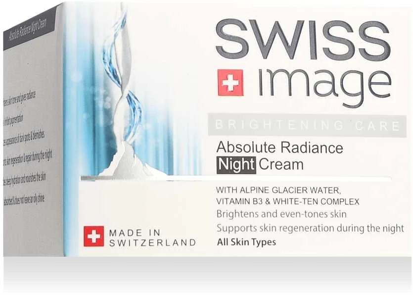 „Swiss Image Brightening Care Absolute Radiance Night Kreminis“ naktinis odos kremas, 50 ml
