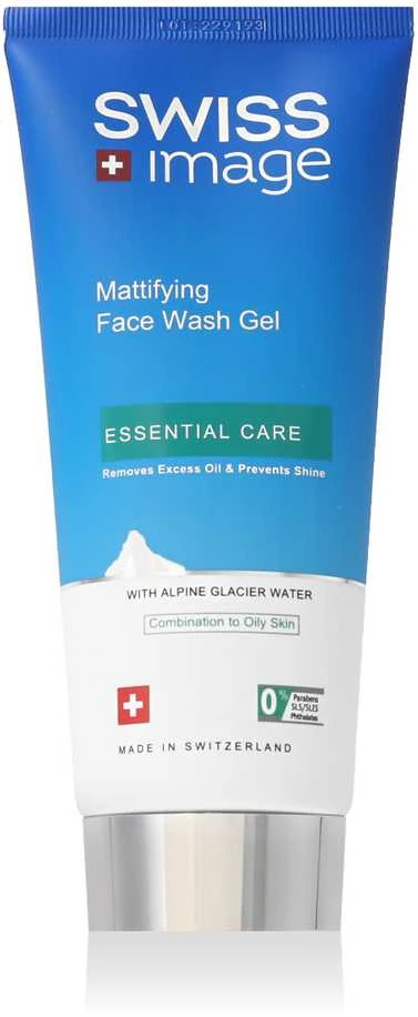 Swiss Image Essential Care Mattifying Face Wash Gel prausimosi gelis riebiai / mišriai veido odai, 200 ml