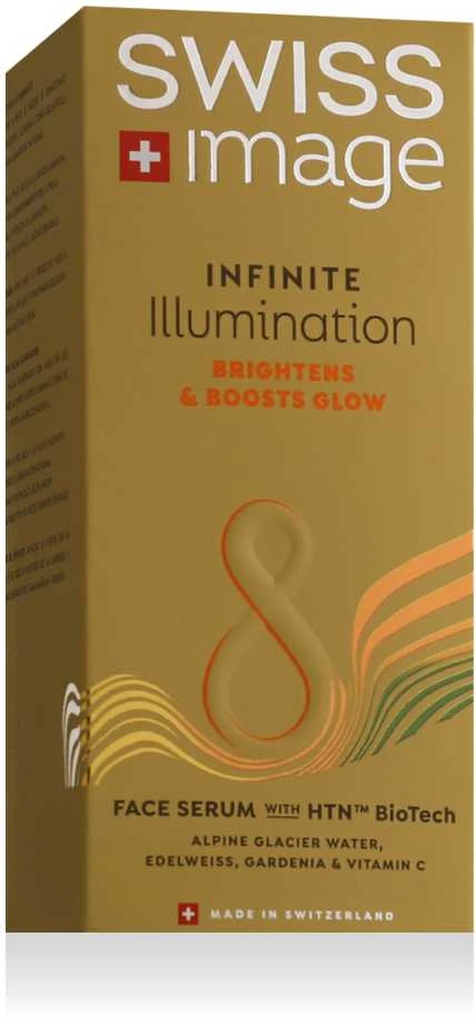 „Swiss Image Infinite Illumination“ šviesina ir suteikia švytėjimo veido serumas, 30 ml