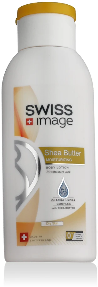 Swiss Image Sviestmedžių aliejumi Moisturizing Losjonas kūnui losjonas sausai kūno odai, 250 ml
