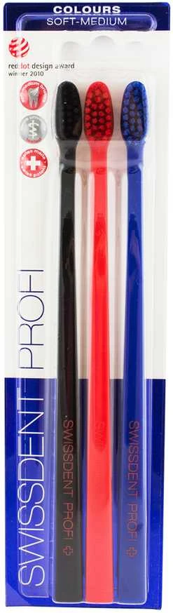 Swissdent Profi Dantų šepetėlis, 3 pc