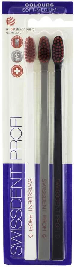 Swissdent Profi Dantų šepetėlis, 3 pc