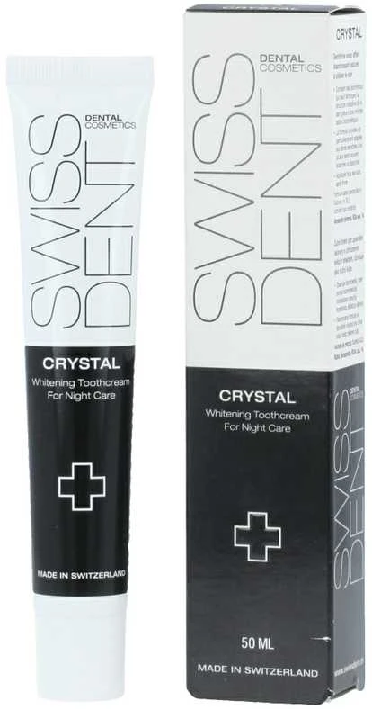 "Swissdent Crystal Repair" balinamasis dantų kremas 50ml