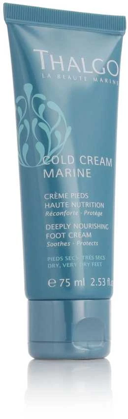 Thalgo Cold Kreminis Marine Deeply maitininantis Foot Kreminis giliai maitinantis pėdų kremas, 75 ml