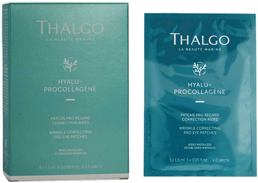 Thalgo Hyalu-Procollagene Wrinkle Correcting paakių kaukės nuo raukšlių, 8 x 1.5 ml