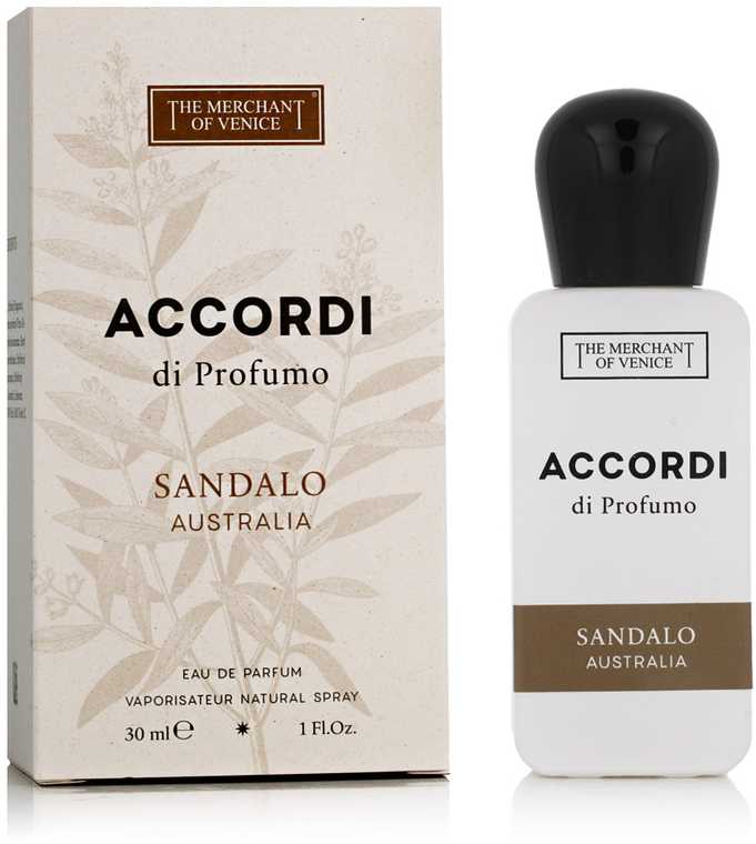 The Merchant of Venice Accordi di Parfumo Sandalo Australia EDP parfumuotas vanduo unisex, 30 ml