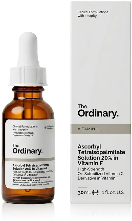 The Ordinary Ascorbyl Tetraisopalmitate Solution 20% Veido serumas, 30 ml