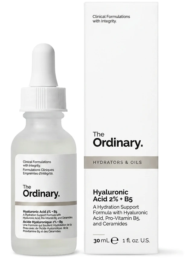 The Ordinary Hyaluronic Acid 2% + B5 drėkinamasis serumas veidui, 60 ml