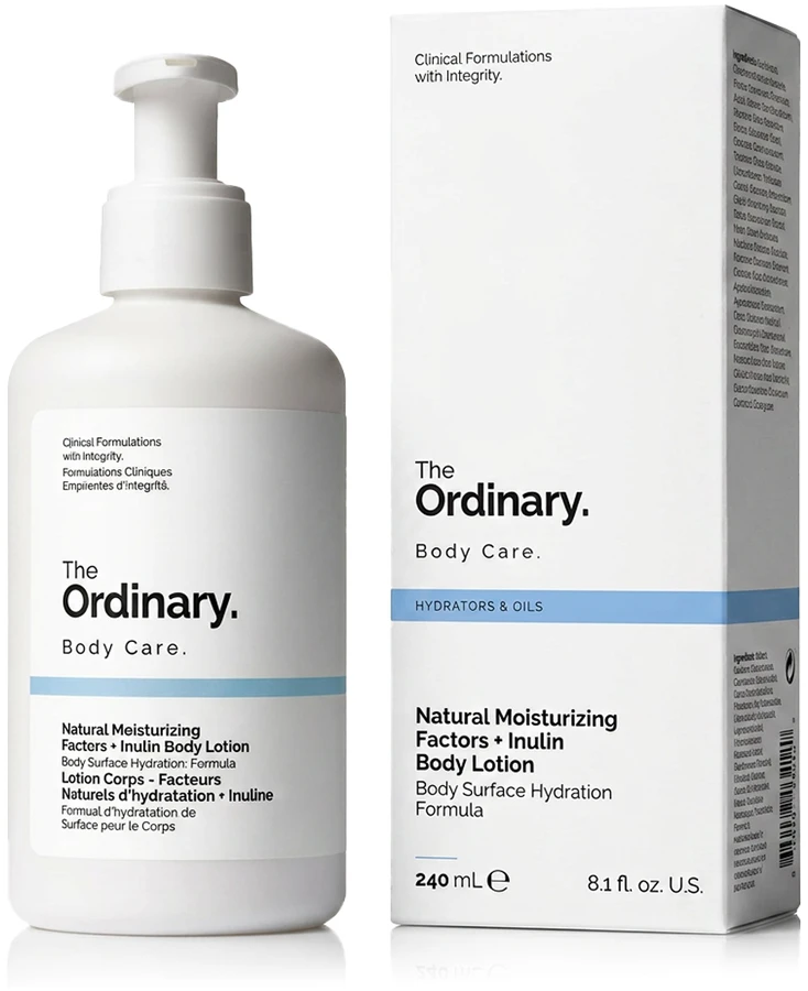 The Ordinary Natural Moisturizing Factors + Inulin Losjonas kūnui drėkinantis kūno losjonas, 240 ml