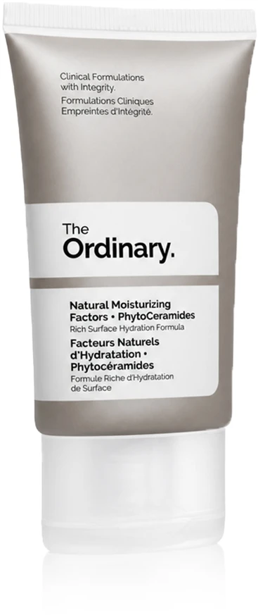 The Ordinary Natural Moisturizing Factors + PhytoCeramides maitinantis ir drėkinantis veido kremas sausai odai, 30 ml