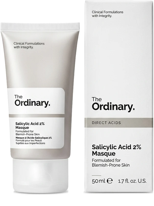 The Ordinary Salicylic Acid 2% Masque valomoji veido kaukė su salicilo rūgštimi, 50 ml
