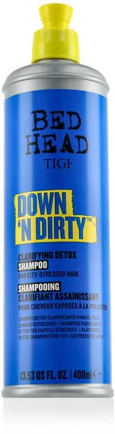 Tigi Bed Head Down'n Dirty Gaivinantis Detox Šampūnas giliai valantis ir detoksikuojantis plaukų šampūnas 400ml