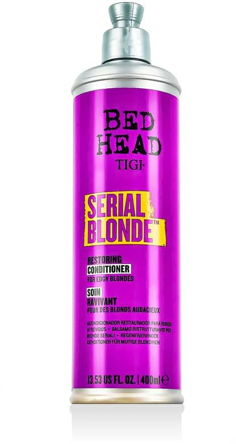 Tigi Bed Head Serial Skirtas šviesiems plaukams Violetinė tonuojantis kondicionierius šviesintiems plaukams 400ml